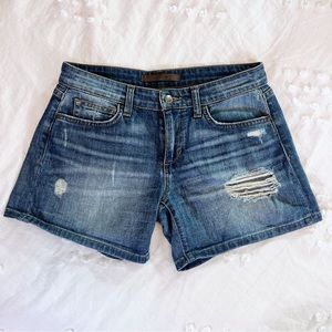 Joes denim distressed Jean shorts size 28